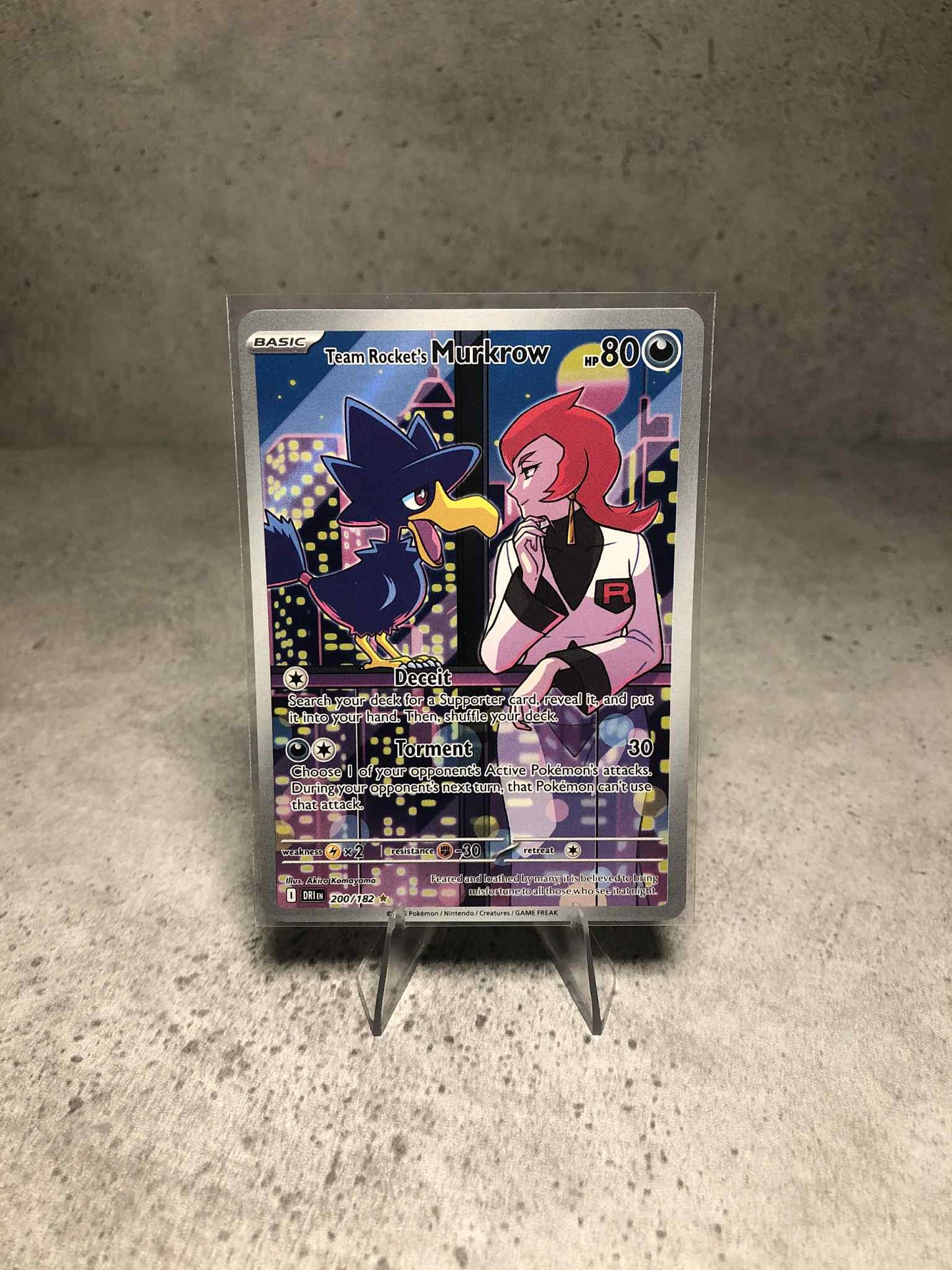 Team Rocket's Murkrow 200/182